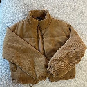 Lightly used corduroy bomber jacket